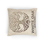 Woven Pillow — White Oak Brand Tree of Life Decorative Throw Pillow