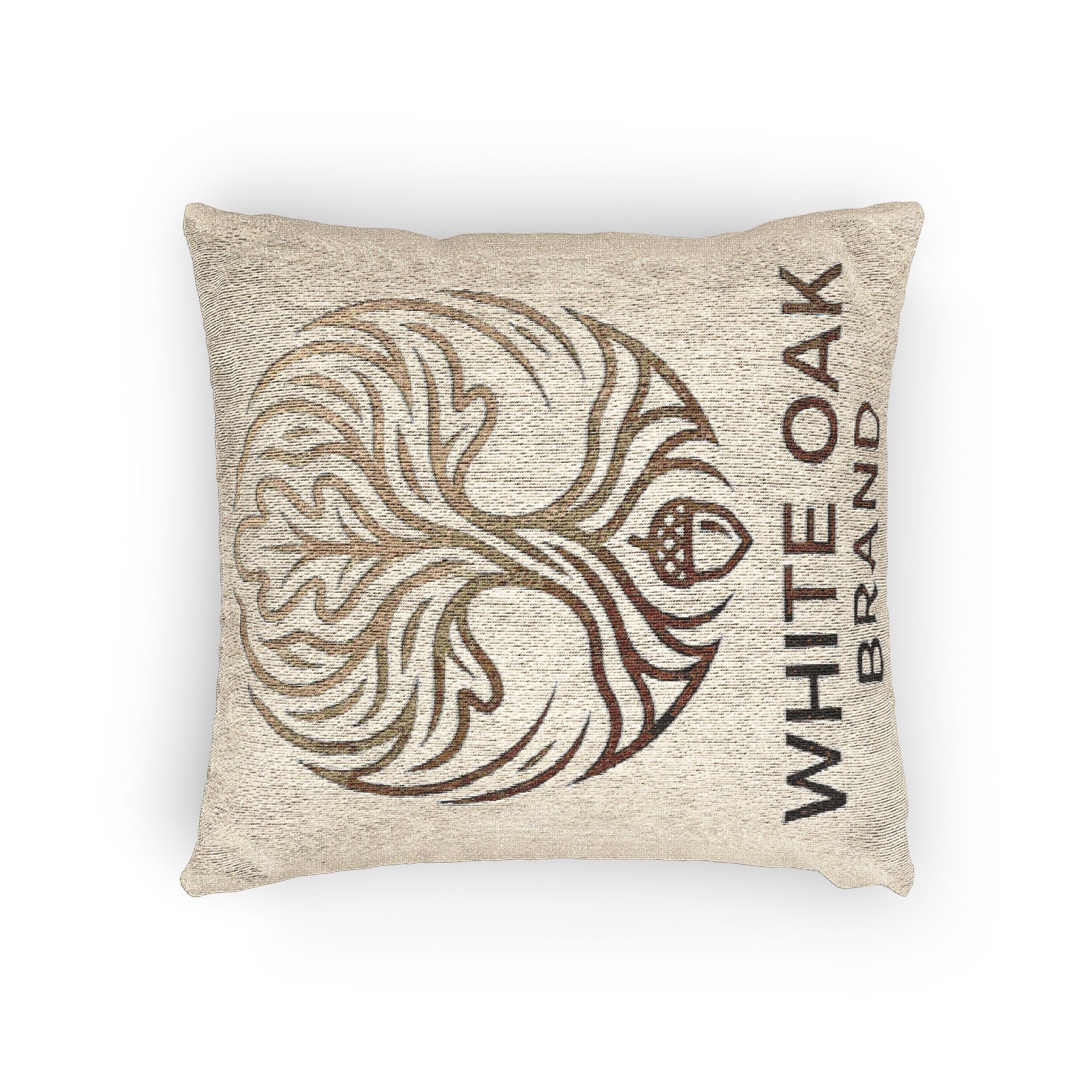 Woven Pillow — White Oak Brand Tree of Life Decorative Throw Pillow