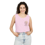 White Oak Brand Tank Top — Minimal Tree Logo Chest Print