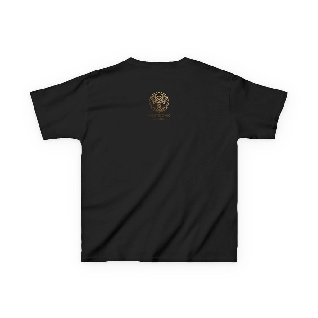 Kids White Oak Tree Tee – Vintage Botanical Tree Graphic Shirt