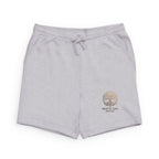 Tree of Life Black Sweatshorts — Minimal Gold Emblem Lounge Shorts