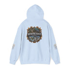 White Oak Brand Hoodie – Nature Logo Pullover with Scenic Back Emblem
