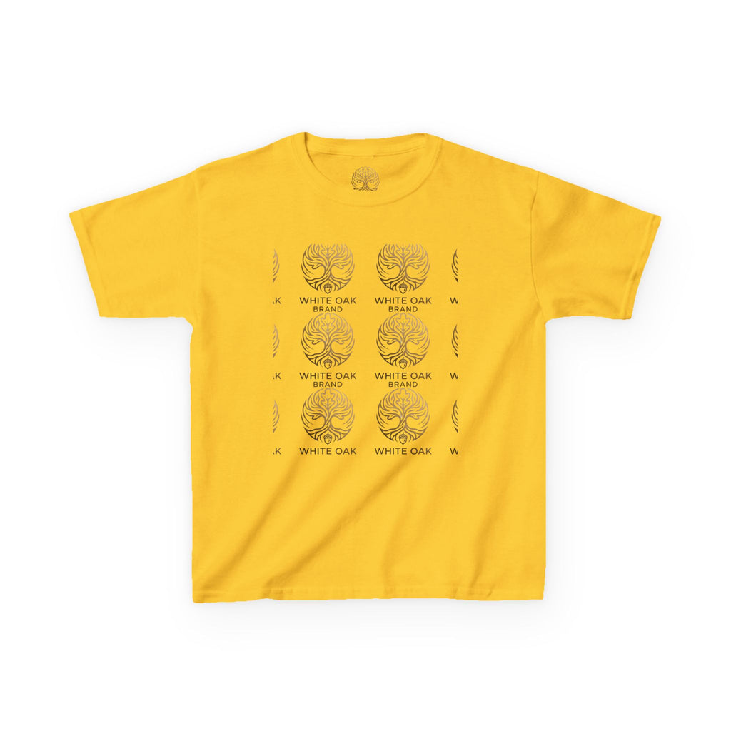 Kids White Oak Tree Tee – Vintage Botanical Tree Graphic Shirt