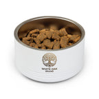 White Oak Brand Stainless Pet Bowl — 18oz Ceramic-Look Metal Dog & Cat Dish