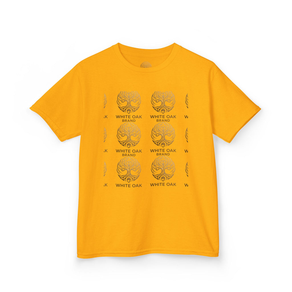Kids White Oak Tree Tee – Vintage Botanical Tree Graphic Shirt