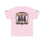 Kentucky Horse Team Graphic Tee — White Oak Bourbon Vintage-Style T-Shirt