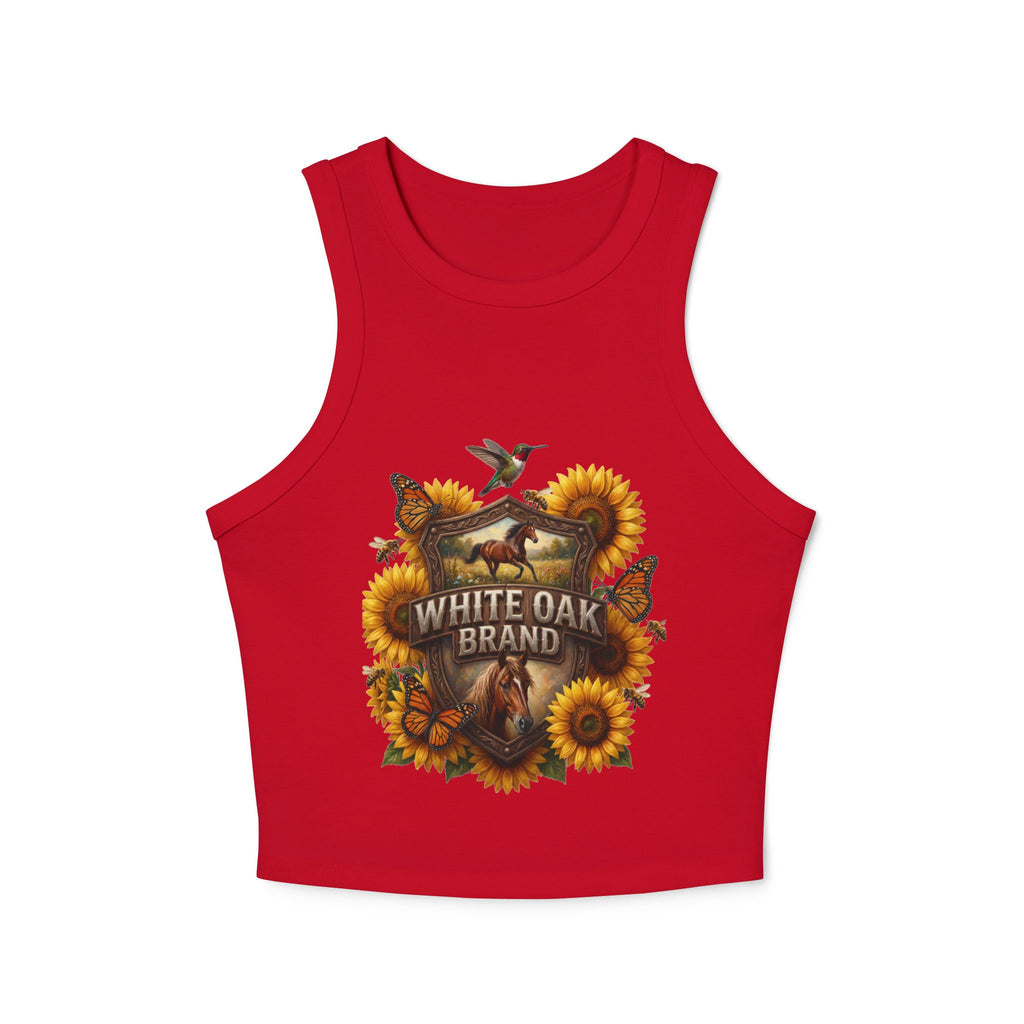 White Oak Brand Sunflower Graphic Tank
