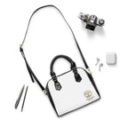 White Oak Logo Shoulder Handbag — Elegant Leather Tote Purse