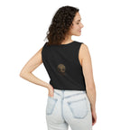 White Oak Brand Tank Top — Minimal Tree Logo Chest Print