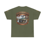 Vintage Truck Graphic Tee – WhiteOakBrand “Land of the Free” Cotton T-Shirt