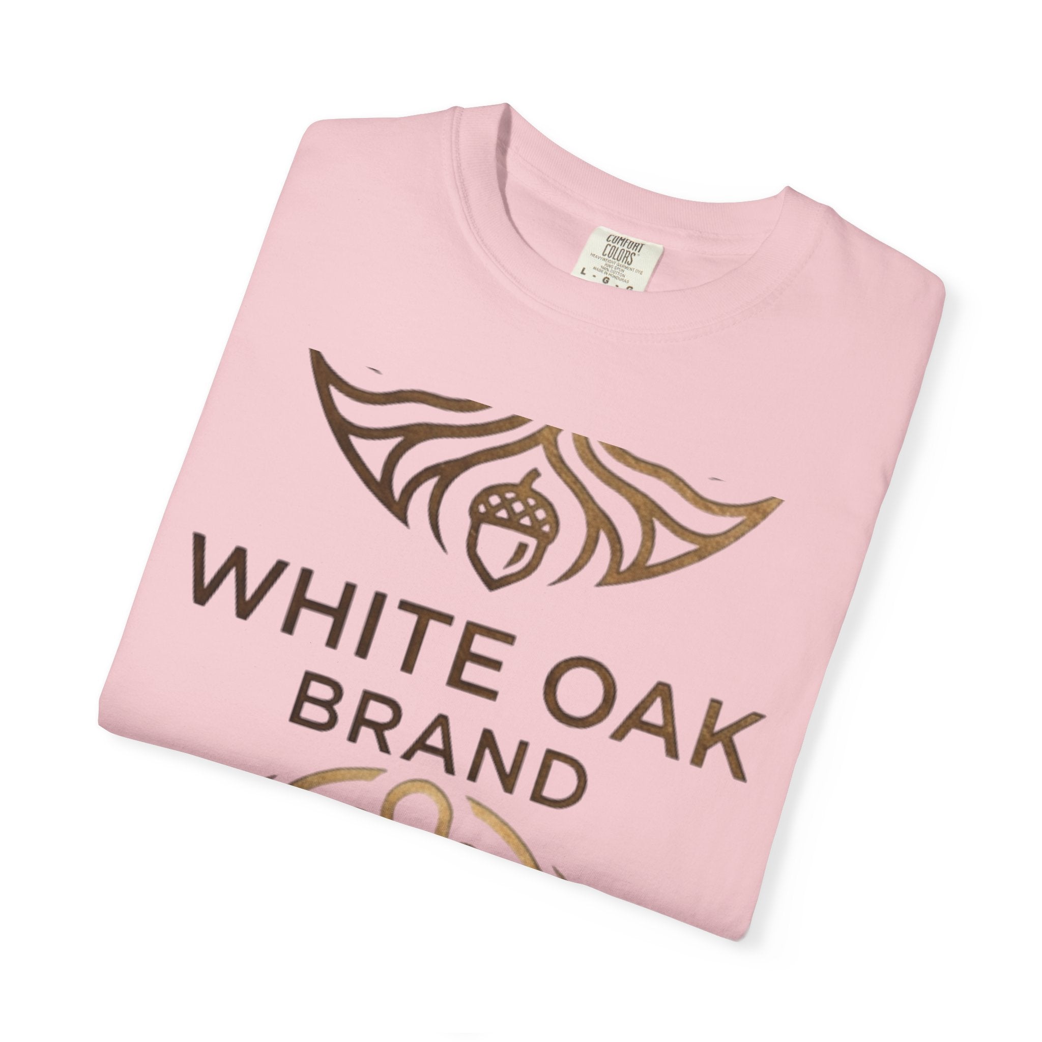 White Oak Brand Repeat Logo T-Shirt — Vintage Tree Skull Graphic Tee