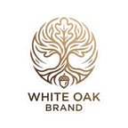 White Oak Brand Kiss-Cut Sticker — Gold Tree Logo Decal