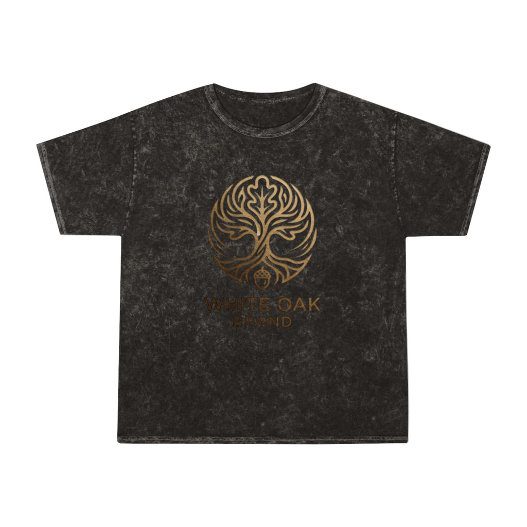 White Oak Brand Mineral-Wash Tee — Tree of Life Logo Shirt