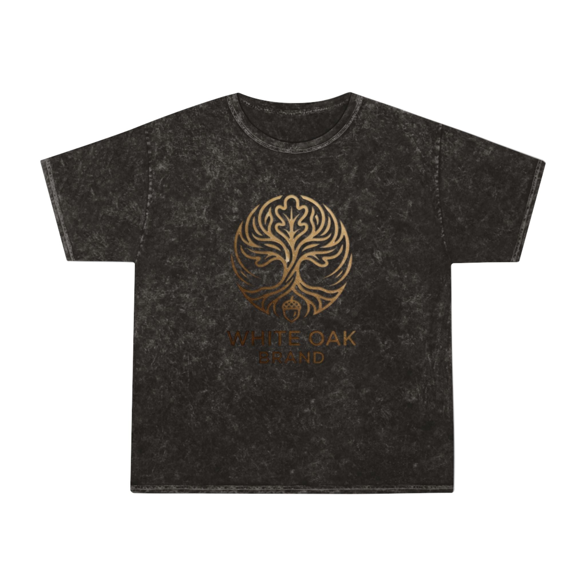 White Oak Brand Mineral-Wash Tee — Tree of Life Logo Shirt