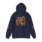 White Oak Brand Hoodie — Sunflowers, Fox & Rustic Nature Graphic