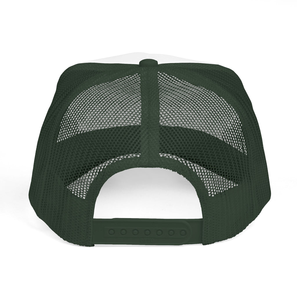 White Oak Brand Trucker Cap — Vintage Tree Logo Mesh Hat