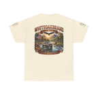 White Oak Brand 'Land of the Free' Graphic Tee — Patriotic Outdoorsman T-Shirt