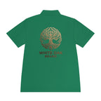 White Oak Brand Men's Polo — Embroidered Tree Logo Performance Shirt