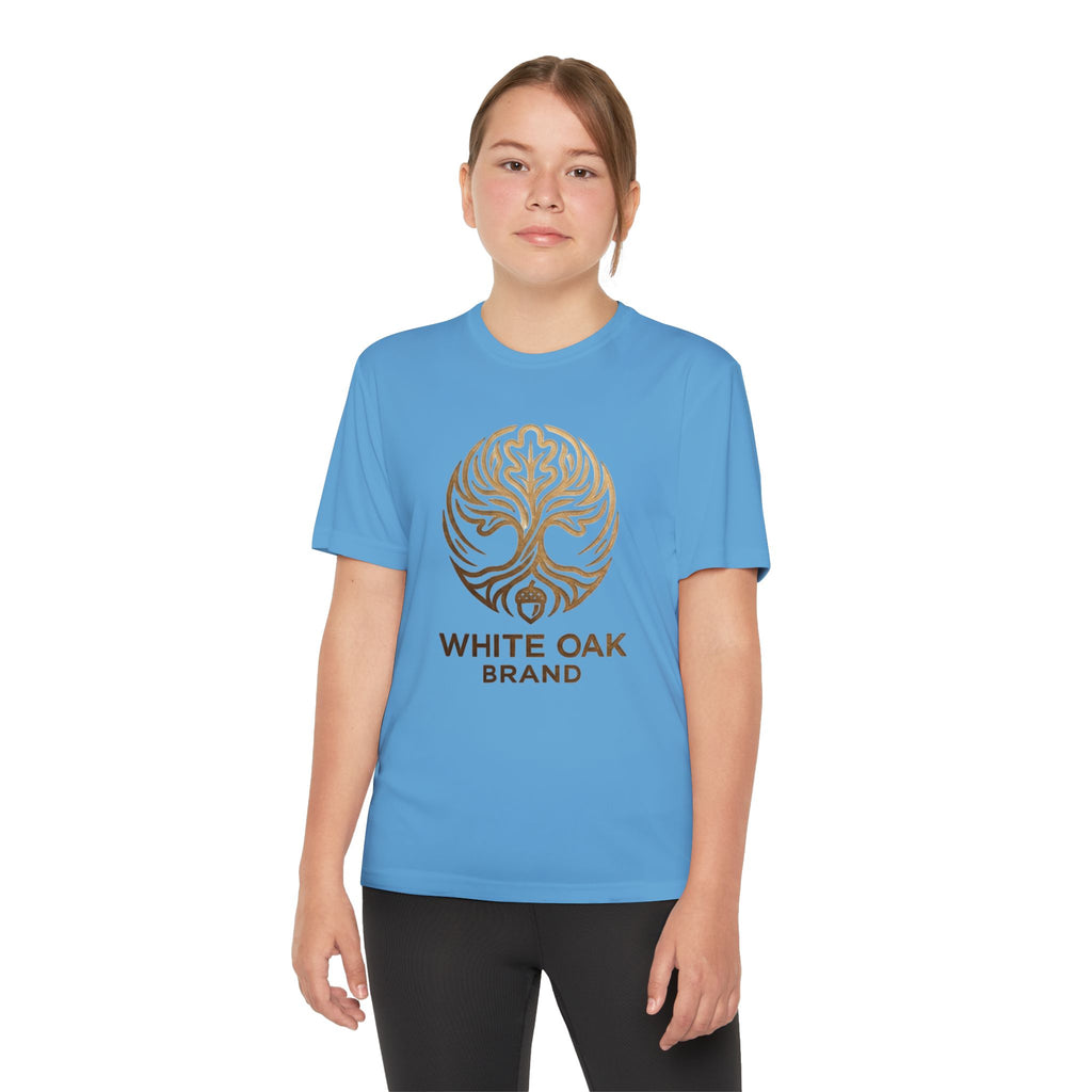 White Oak Brand Youth Tee — Tree Logo Athletic Shirt