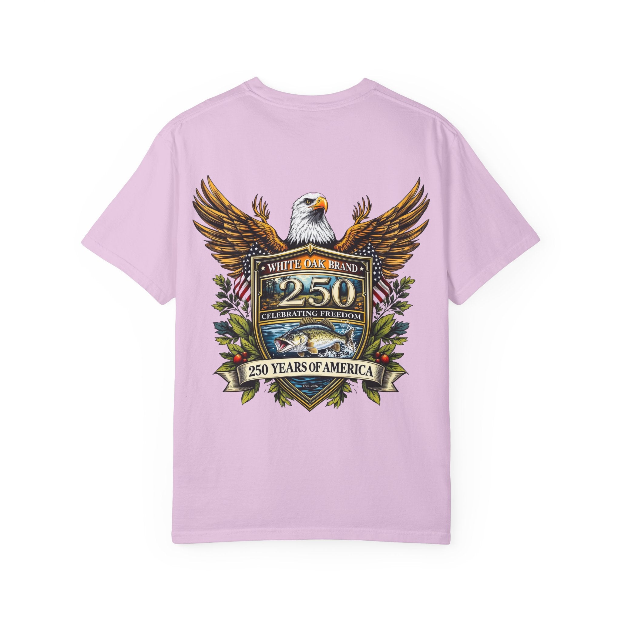 White Oak Brand Repeat Logo T-Shirt — Vintage Tree Skull Graphic Tee