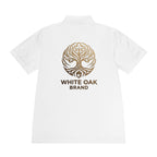 White Oak Brand Men's Polo — Embroidered Tree Logo Performance Shirt