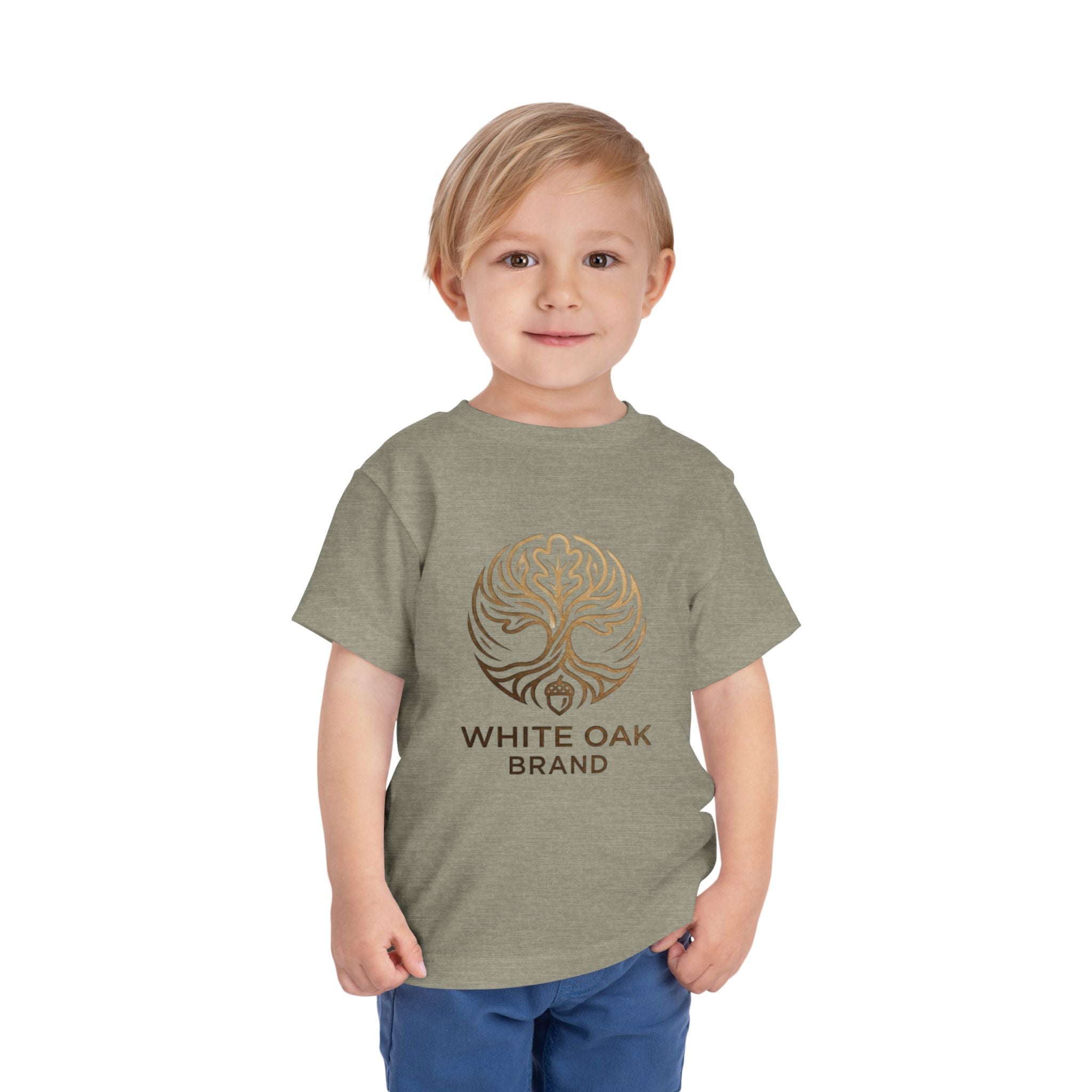 Toddler Tee — White Oak Brand Logo Kids' Short Sleeve Shirt