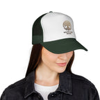White Oak Brand Trucker Cap — Vintage Tree Logo Mesh Hat