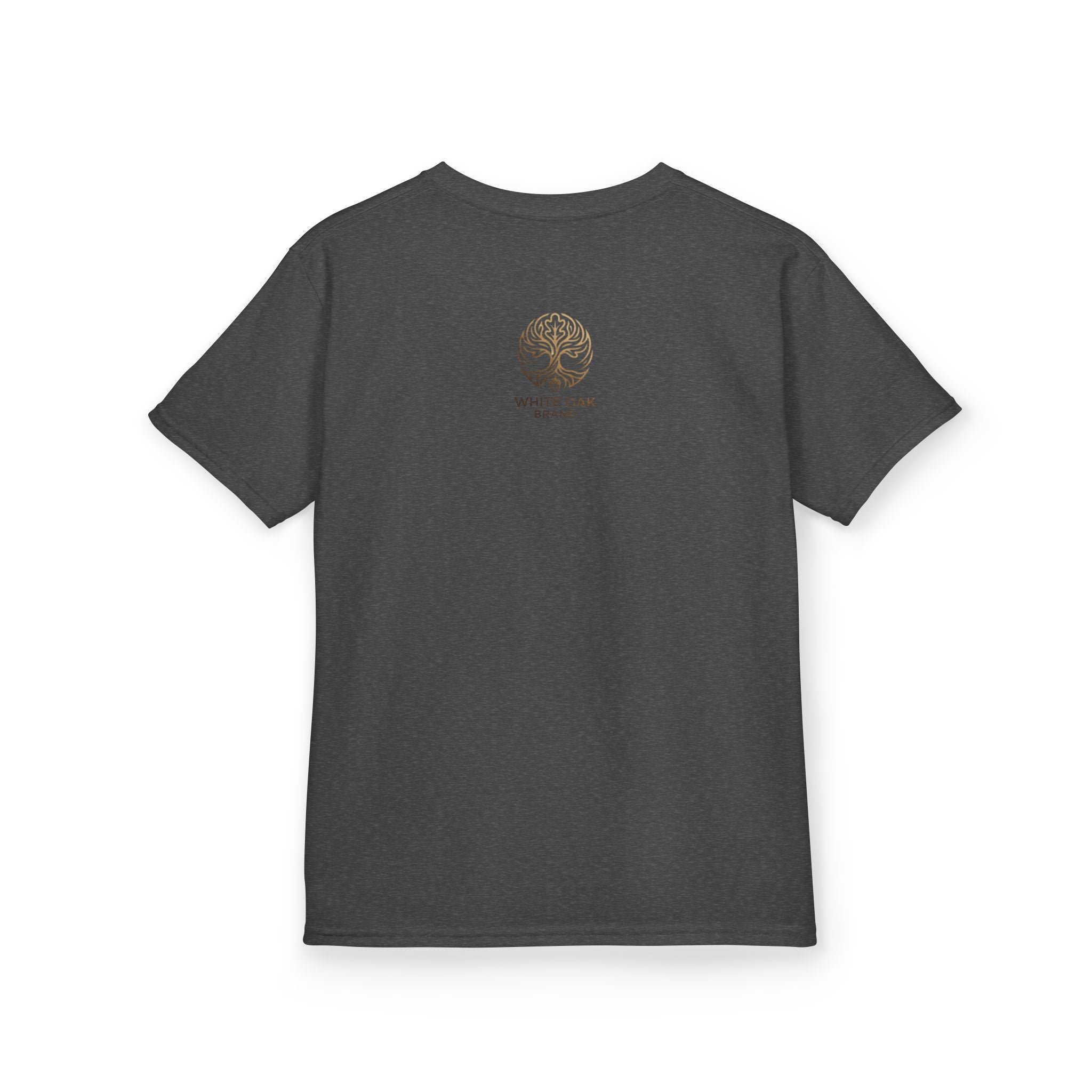 Kids White Oak Tree Tee – Vintage Botanical Tree Graphic Shirt