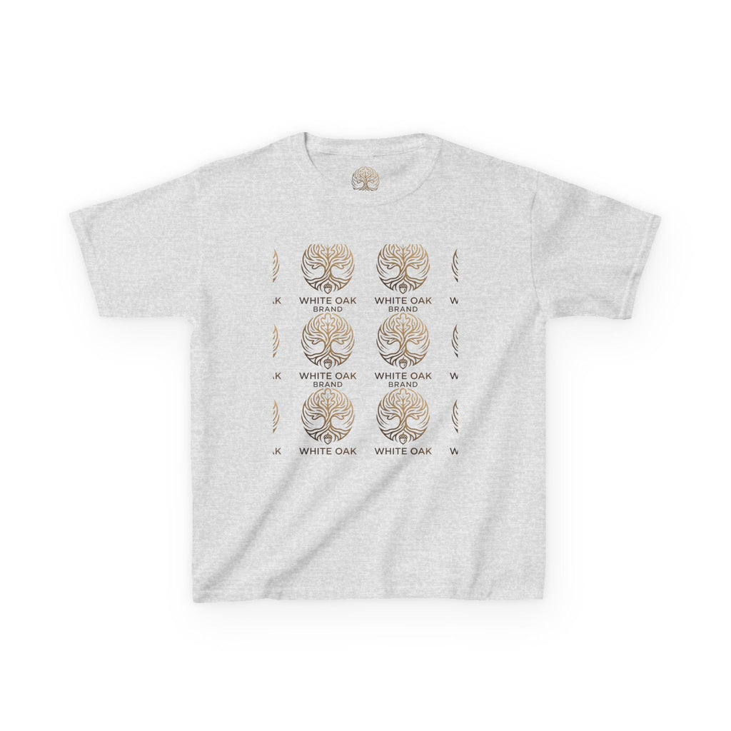 Kids White Oak Tree Tee – Vintage Botanical Tree Graphic Shirt