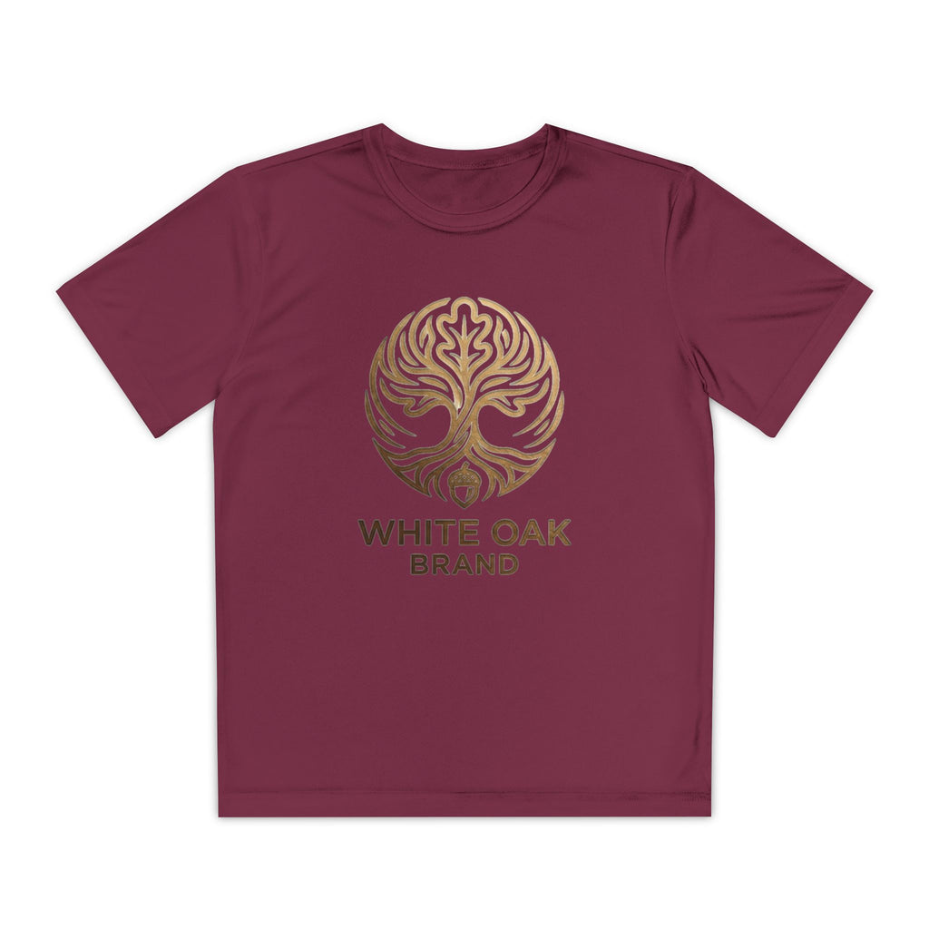 White Oak Brand Youth Tee — Tree Logo Athletic Shirt