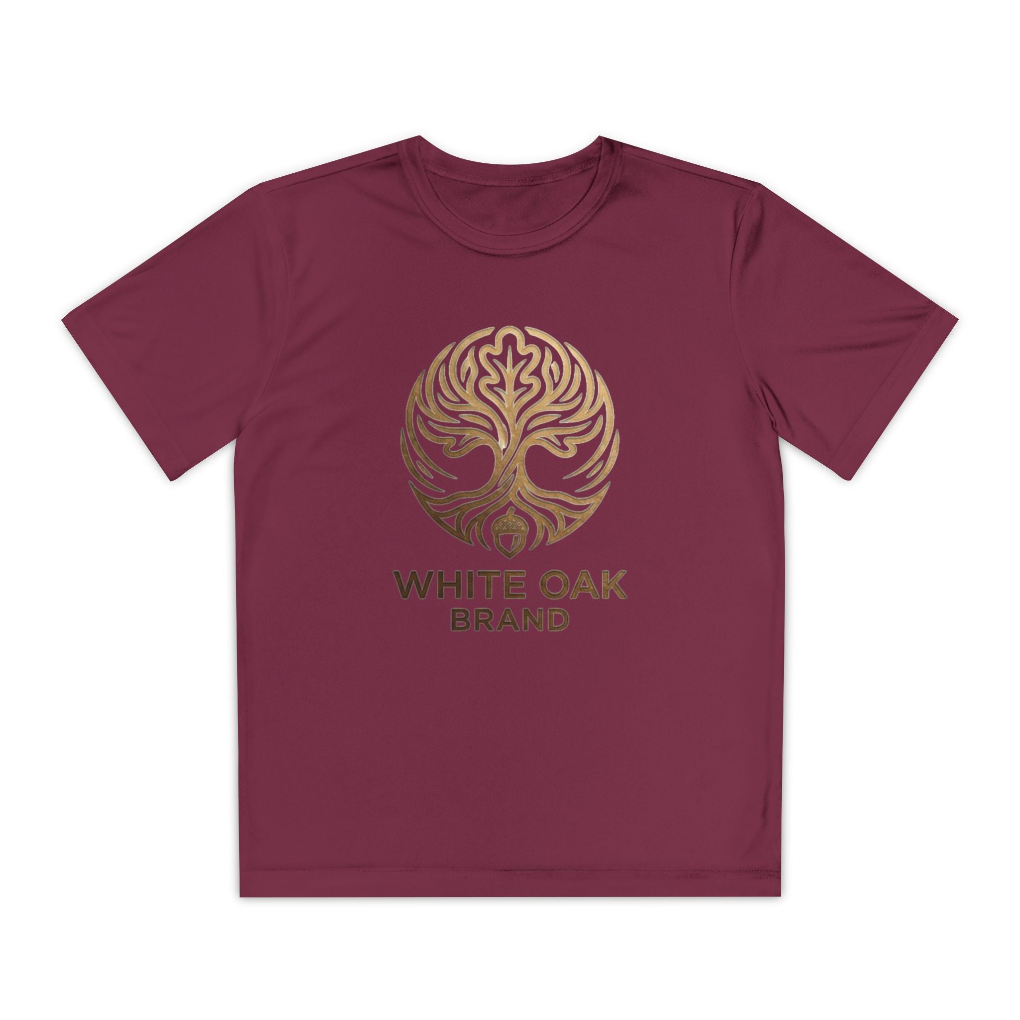 White Oak Brand Youth Tee — Tree Logo Athletic Shirt