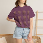 White Oak Brand Repeat Logo T-Shirt — Vintage Tree Skull Graphic Tee