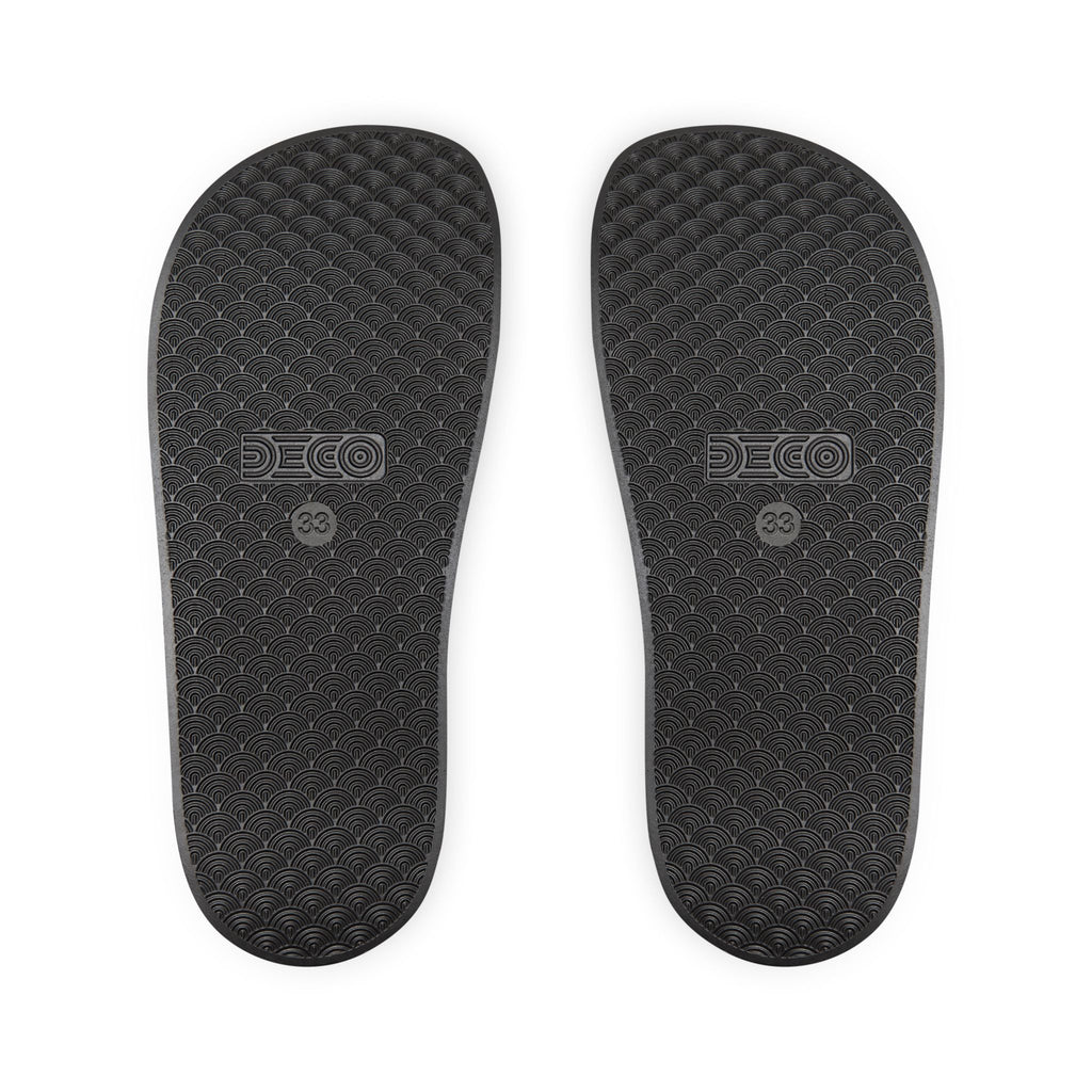 Youth Slide Sandals — White Oak Logo Removable-Strap Slides