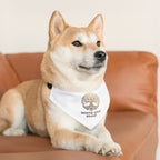 White Oak Logo Pet Bandana Collar – Branded Dog & Cat Accessory