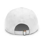 White Oak Leather Patch Dad Hat — Embossed Tree Logo Cap