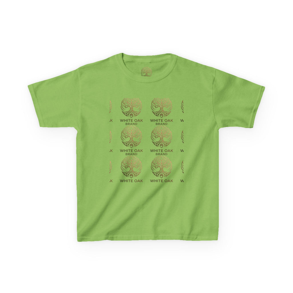 Kids White Oak Tree Tee – Vintage Botanical Tree Graphic Shirt