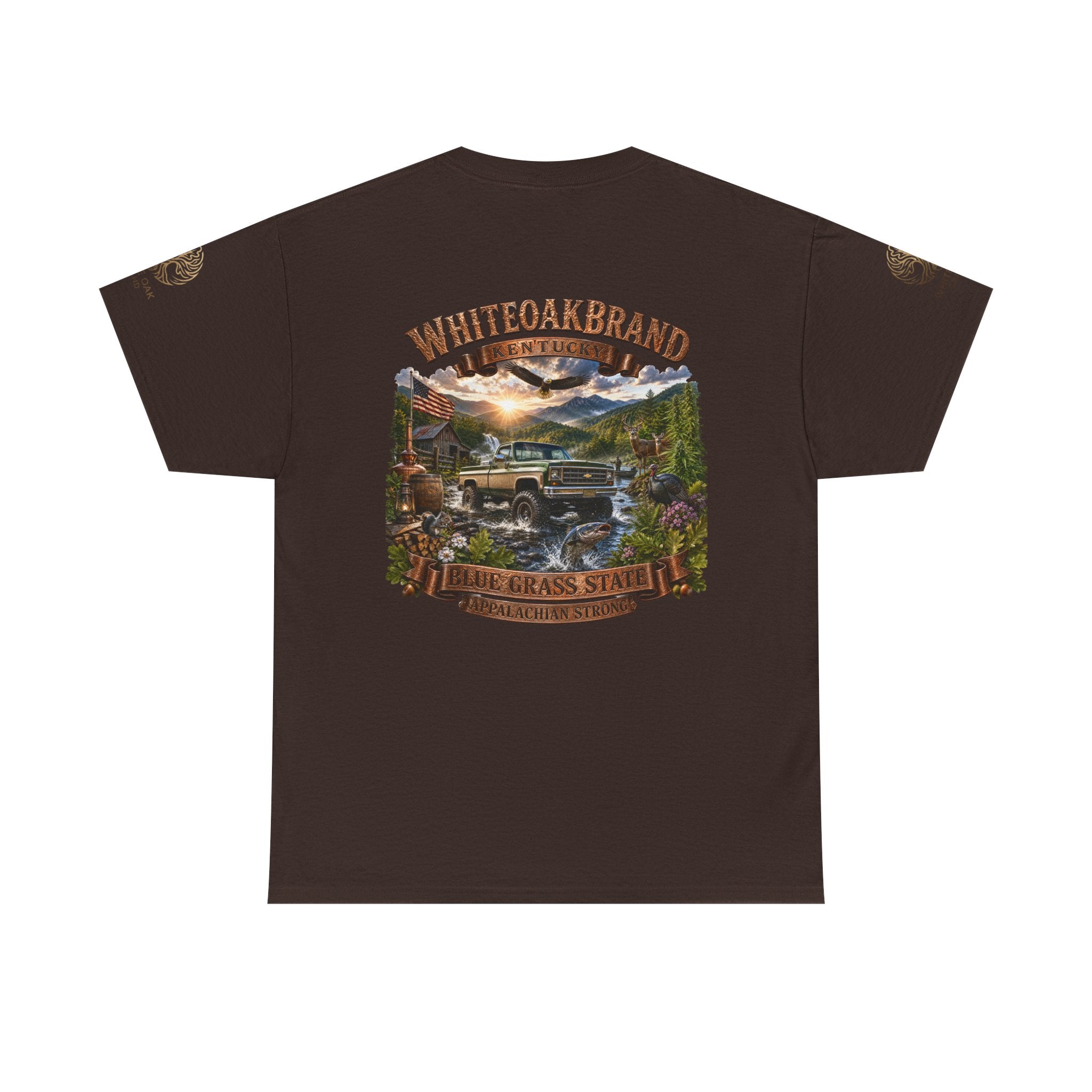 Vintage Off-Road Truck Tee — White Oak Brand "Bluegrass State" Graphic T-Shirt