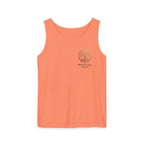 White Oak Brand Tank Top — Minimal Tree Logo Chest Print