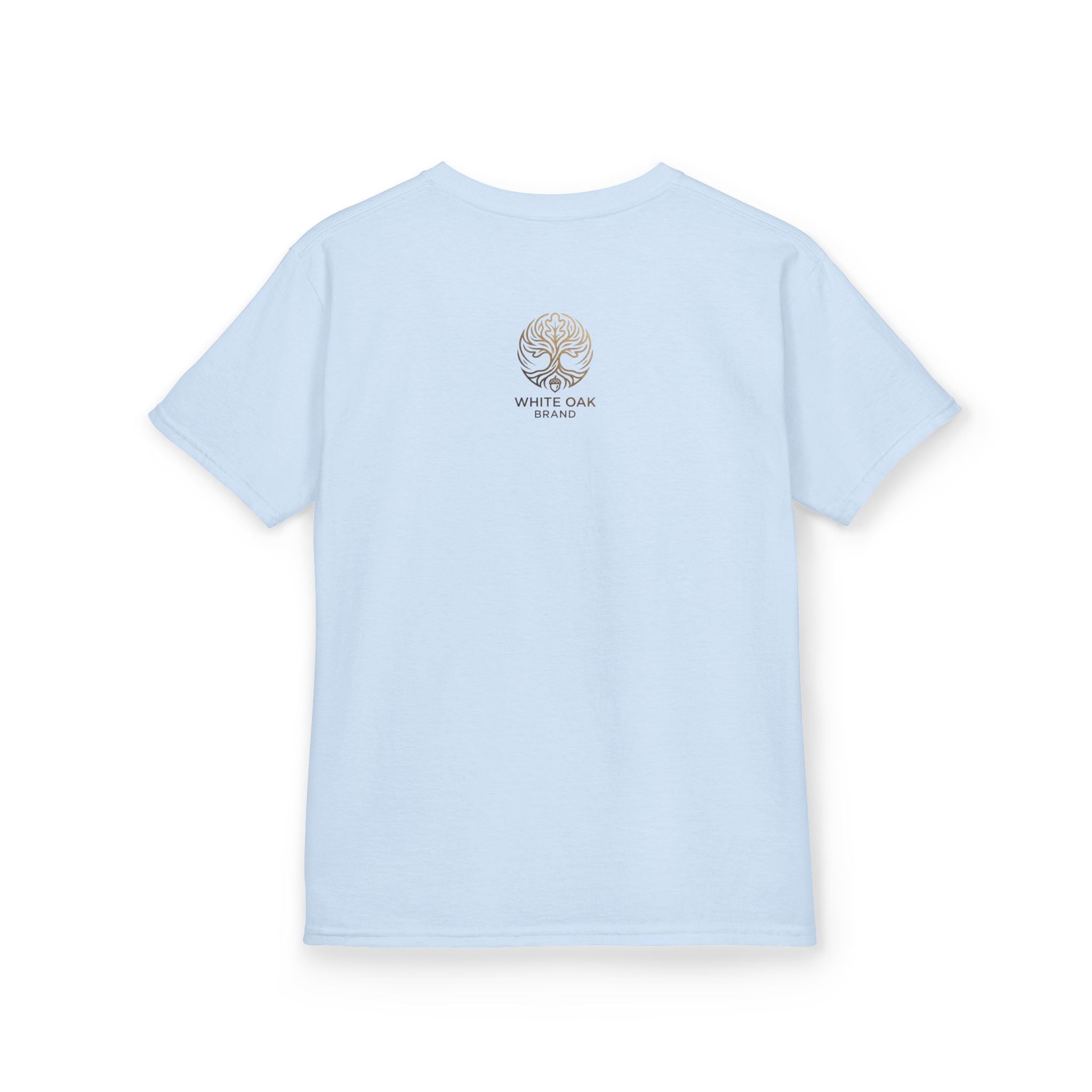 Kids White Oak Tree Tee – Vintage Botanical Tree Graphic Shirt