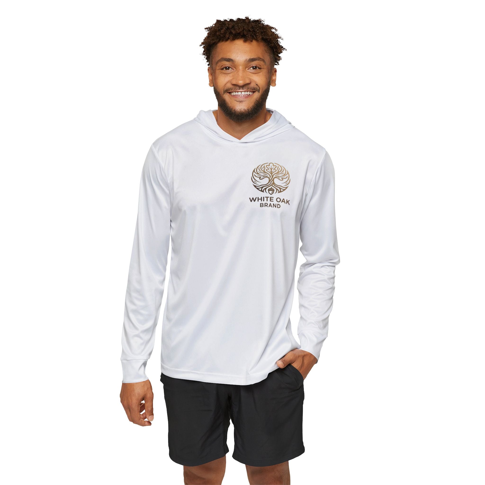 White Oak Brand Performance Hoodie — Men's Lightweight Sports Warmup Hoodie