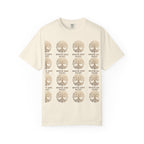 White Oak Brand Repeat Logo T-Shirt — Vintage Tree Skull Graphic Tee
