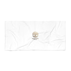 White Oak Brand Minimalist Logo Beach Towel – Luxury Resort Cotton