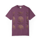 White Oak Brand Logo T-Shirt — Repeated Tree Emblem Tee
