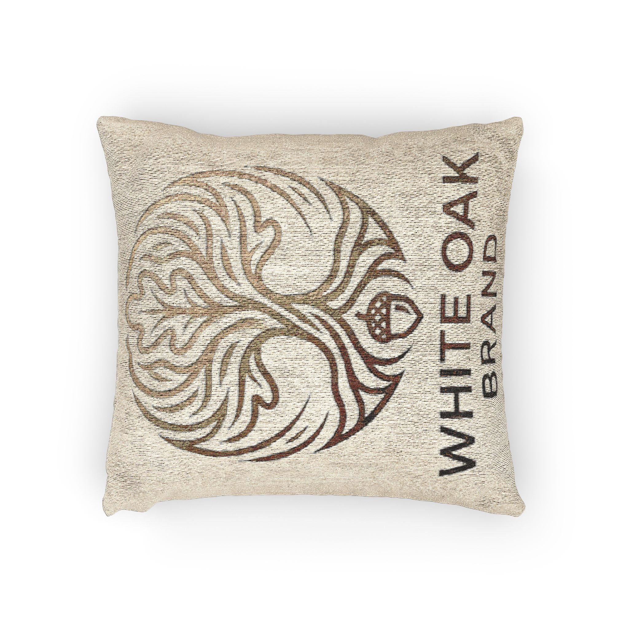 Woven Pillow — White Oak Brand Tree of Life Decorative Throw Pillow