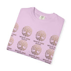 White Oak Brand Repeat Logo T-Shirt — Vintage Tree Skull Graphic Tee