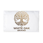White Oak Logo Pillowcase — Branded Microfiber Pillow Cover