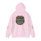 White Oak Brand Hoodie – Nature Logo Pullover with Scenic Back Emblem