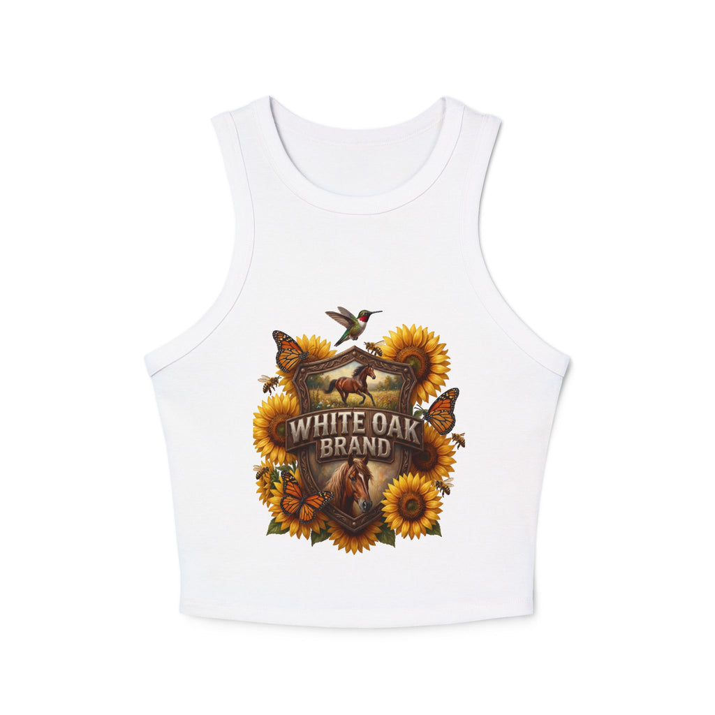 White Oak Brand Sunflower Graphic Tank