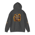 White Oak Brand Hoodie — Sunflowers, Fox & Rustic Nature Graphic