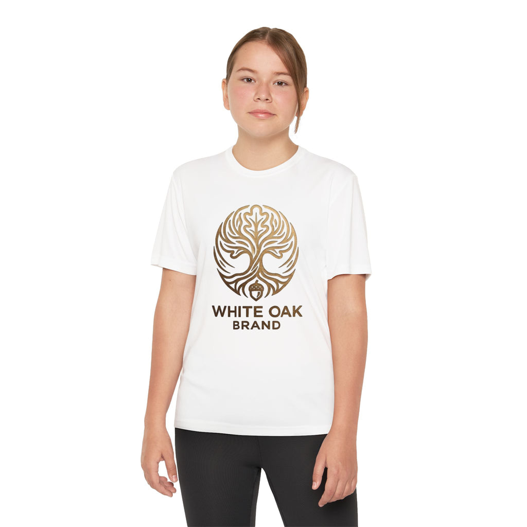 White Oak Brand Youth Tee — Tree Logo Athletic Shirt
